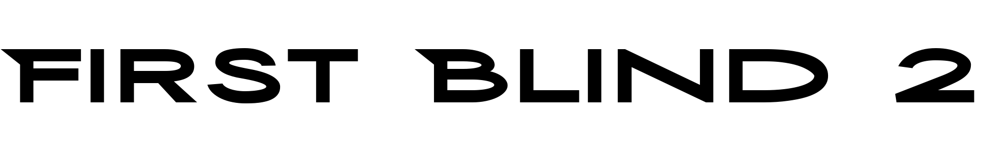 free font first-blind-2