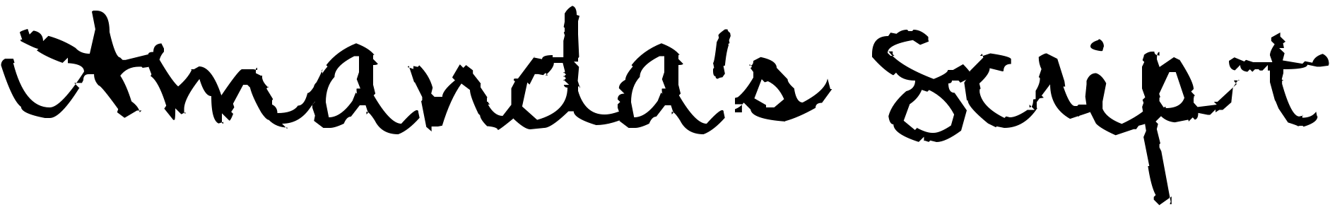 free font amandas-script