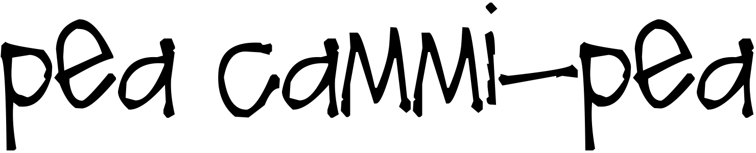 free font pea-cammi-pea