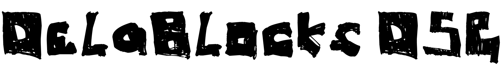 free font delablocks-dsg
