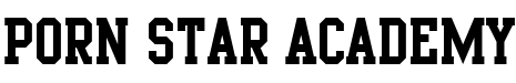 Porn Star Academy - Abstract Fonts - Download Free Fonts