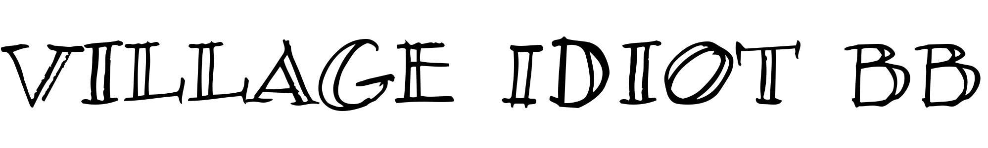 free font village-idiot-bb
