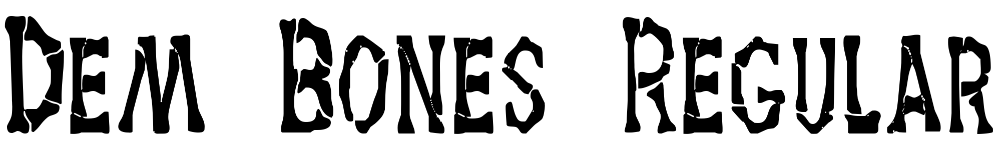 free font dem-bones