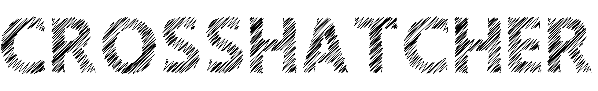 free font crosshatcher