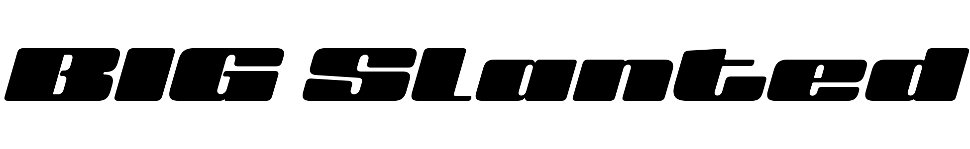 free font big-slant-black-ultexp