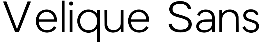 free font velique-sans