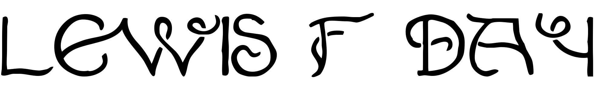 free font lewis-f-day-191