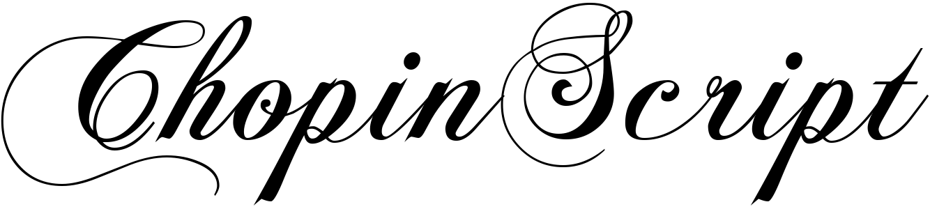 free font chopinscript
