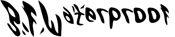 free font gfwaterproof