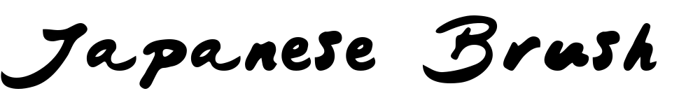 Japanese Brush - Abstract Fonts - Download Free Fonts