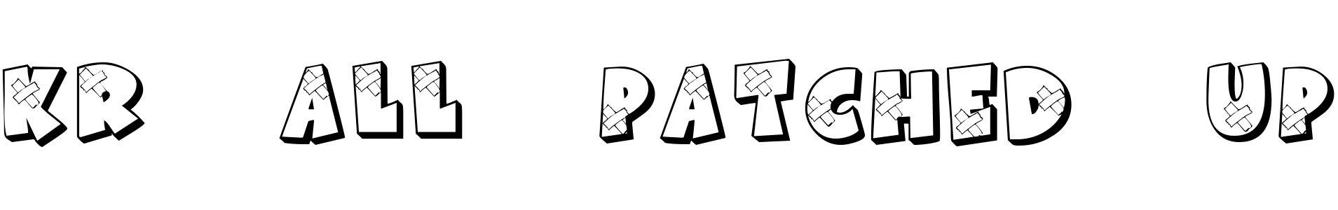 free font kr-all-patched-up