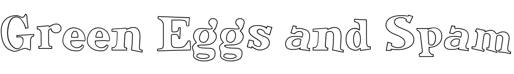free font green-eggs-and-spam