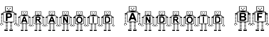 free font paranoid-android-bf