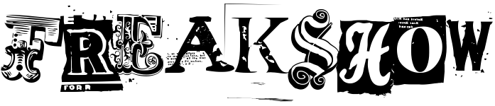 free font freakshow