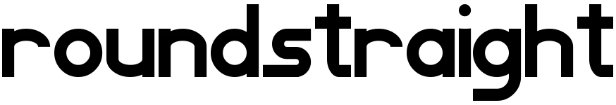 free font roundstraight