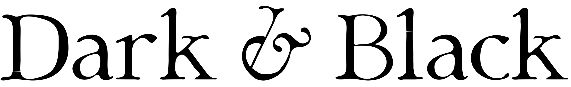 free font dark-black