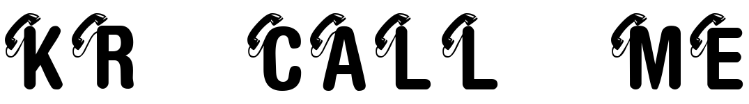 free font kr-call-me