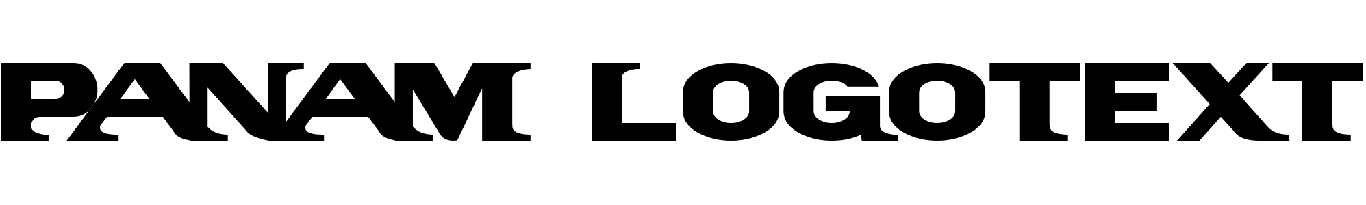 free font panam-logotext