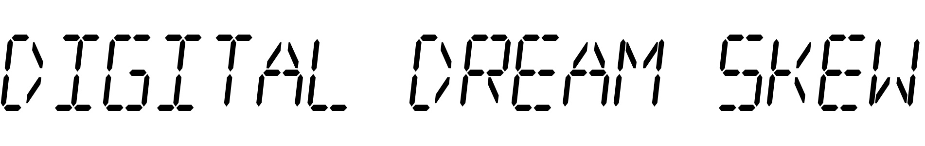 free font digital-dream-skew