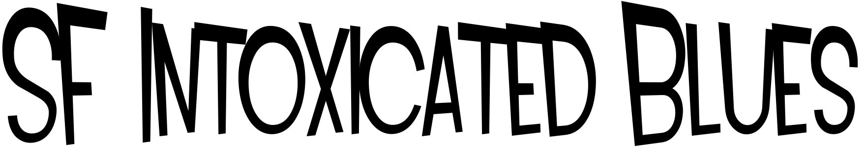 free font sf-intoxicated-blues