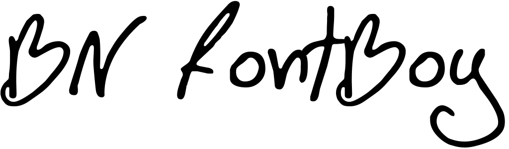free font bn-fontboy