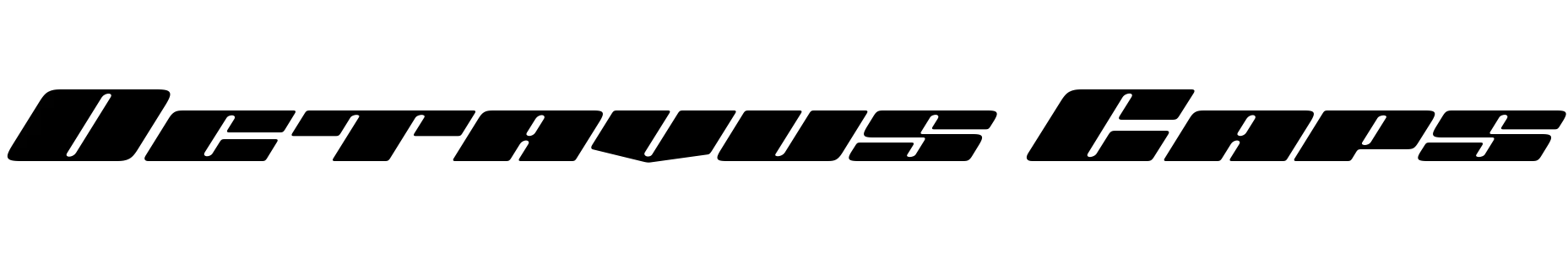 free font octavus-caps-black