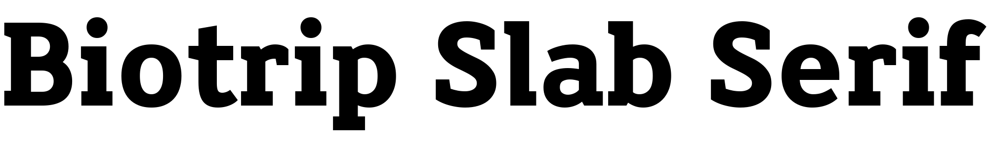 free font biotrip-serif