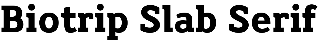 free font biotrip-serif