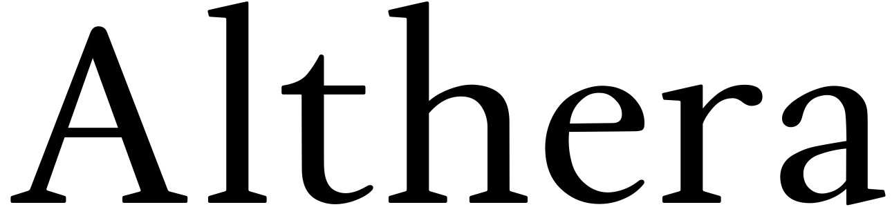 free font althera